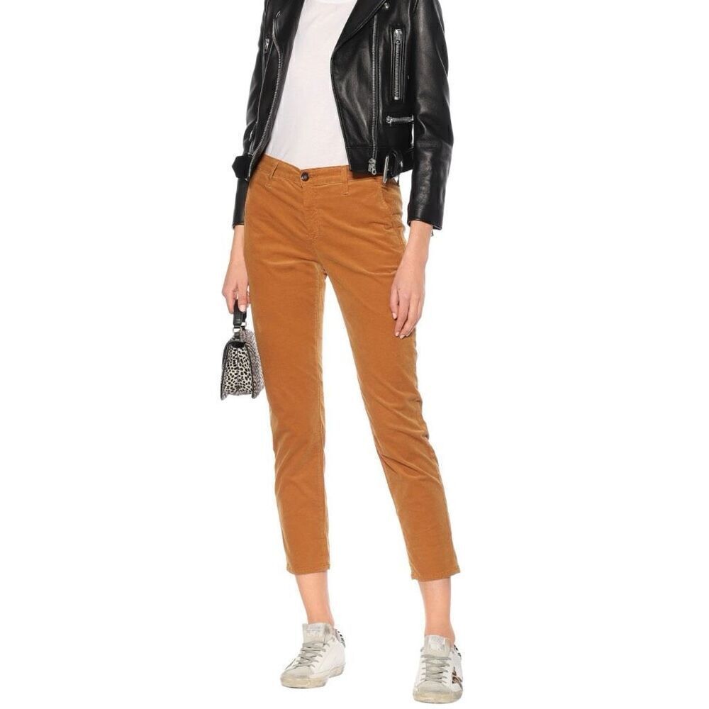 Ag Jeans The Caden Tailored‎ Trouser Burnt Orange Corduroy Pant - Women’s 10